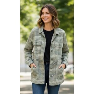 American Eagle outfitters Military  camo jacket Green Size XS